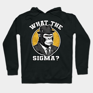 Funny What The Sigma Meme Brainrot Ironic Quote Hoodie